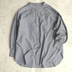 新品 ☆PASSIONE /パシオーネ ◎カーキ 長袖ブラウス 38 タグ付き 