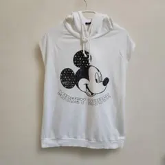 Disney ミッキーマウス フード付き半袖Tシャツ ホワイトのサムネイル