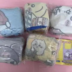 ちいかわ×サンリオキャラクターズ エコバッグ 全5種コンプセット