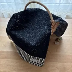 Instagram人気作家 手しごと 刺繍 アラログ かごバッグ バスケット Instagram人気作家 手しごと 刺繍 アラログ かごバッグ バスケット