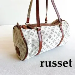 russet オリーブカラー　ボストン型ハンドバッグのサムネイル