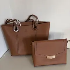 極美品】デイジーリン ハンドバッグ 2way ショルダー レザー ブラウン