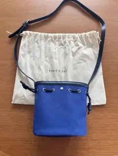 タグ付き トゥジュー TOUJOURS コットン ショルダートートバッグ