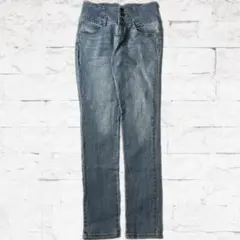 【セール】ハイウエストスキニーデニム M レディース 90s Y2K ストリート