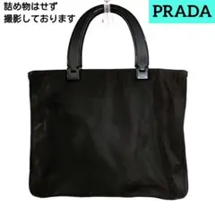 PRADA プラダ ハンドバッグ トート ナイロン ブラック 黒 プラスチック