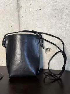 PLANT ドローストリングポーチ M smoke black ショルダー付き - メルカリ