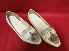 タッセルローファーフラット パンプス