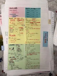 看護師国家試験 勉強ノート 付箋 ＆必修問題103回～113回分