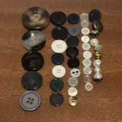 多色ボタンセット 様々なサイズ