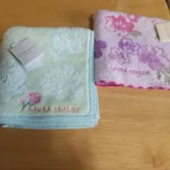 LAURA ASHLEY 花柄ハンカチ ２枚セット