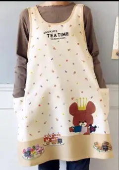 くまのがっこう　フリークロスエプロン　学研　保育士