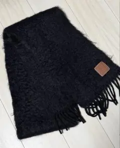 LOEWE ロエベ モヘア マフラー ブラックのサムネイル