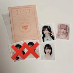 =LOVE イコラブ ID PHOTO STICKER 佐々木舞香 齋藤樹愛羅