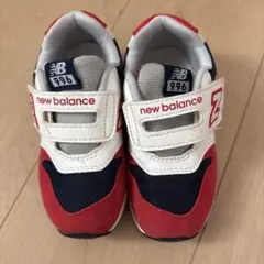 New Balance 996 キッズシューズ レッド/ネイビー　15.5cm