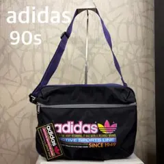 新品　アディダス　adidas 90s ショルダーバッグ ブラック パープル　R