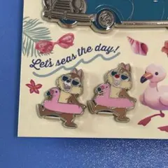 ディズニー サニーサニーサマー ピンバッジ バラ売 チップ デール
