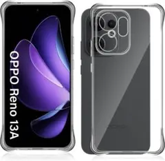 OPPO Reno13A スマホケース TPU スケルトン