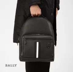 BALLY：Black leather Mavrick（リュック）のサムネイル