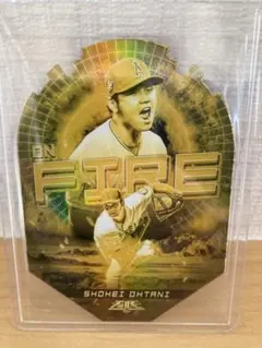 topps fire 2022 インサート ダイカット 大谷翔平　フリーマン