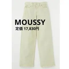MOUSSY デニム 90S LOWRISE COLOR STRAIGHT