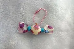 キーホルダー　ペコちゃん　キャンディ型チャーム　ピンク　匿名配送無料