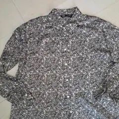 ZARA ペイズリー柄 長袖シャツ サテンのサムネイル