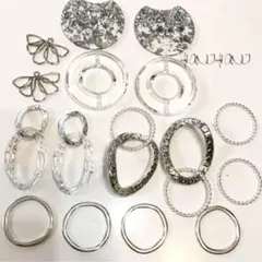 シルバー系パーツセット J ハンドメイドパーツ