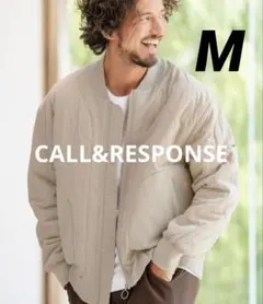 CALL&RESPONSE mj9353-ノビル360 キルティング中綿ブルゾン