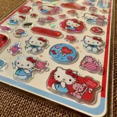 ハローキティ立体シール　公式ライセンス正規品　サンリオ　硬いシール