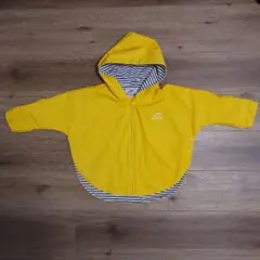 イエロー フード付き アウター