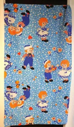 ビンテージ 70's ラガディ・アン&アンディ フラットシーツ