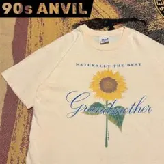 90s anvil USA製 アートT 向日葵 ヒマワリ ヴィンテージ 古着のサムネイル