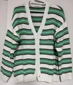 ZARA ストライプ カーディガン Mサイズ