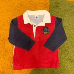 プチバトー ポロシャツ 74cm 12m