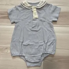 セーラー襟 グレー ロンパース アプレレクール　70㎝