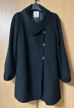 KUMIKYOKU ウールコート サイズ5 黒
