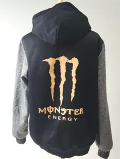 古着 モンスター エナジー ビッグロゴ 裏ボア フード付き ジャケット 3XL