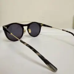 A.D.S.R メガネ　サングラス　ツーブリッジ　ラウンド　個性　度なし