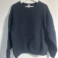 FRUIT OF THE LOOM ブラック トレーナー Lサイズ
