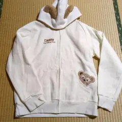 ダッフィー　パーカー白