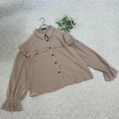 シーイン【XL】美品⭐️長袖ブラウス フレア袖 薄手 カジュアル ゆったり