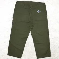 DANTON ダントン ベイカーパンツ シンチバック クロップド カーキ 36のサムネイル