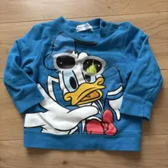ディズニードナルドダック トレーナー 綿100%