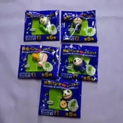 KIRIN 勝ちパンダ マスコット 5種セット＋1個おまけのサムネイル