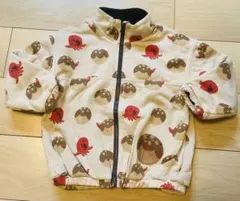 たこ焼き柄 ジップアップジャケット