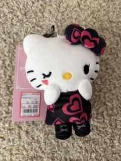 ハローキティ ぬいぐるみ マスコット ハート柄