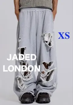 【希少】JADED LONDON/ディストレス加工バギースウェットパンツ/XS