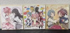 まどマギ：色紙『鹿目まどか＆美樹さやか＆佐倉杏子＆巴マミ＆暁美ほむら』3枚セット