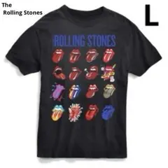 【バンT】The Rolling Stones 歴代 ベロ Tシャツ L