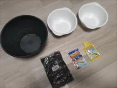 コトブキ 暮らしにメダカ円水鉢 他まとめ売りセットのサムネイル